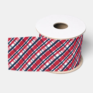 Washington Sports Fan Red White Blue Pset Grosgrain Lint