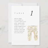 Washington Sq Park New York Wedding-zitgrafiek (Voorkant)