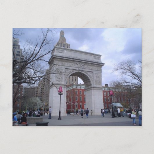 Washington Square Arch Briefkaart (Voorkant)