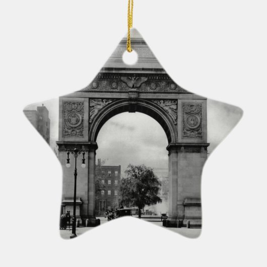 Washington Square Arch Keramisch Ornament (Voorkant)