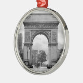 Washington Square Arch Metalen Ornament (Links)