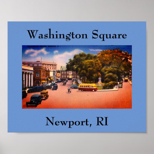  Washington Square, Newport, Rhode Island Poster (Voorkant)