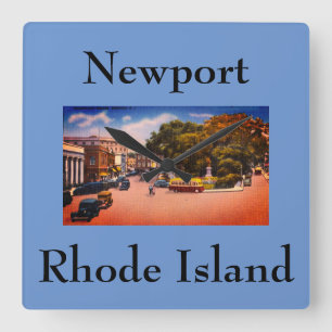  Washington Square, Newport, Rhode Island Vierkante Klok