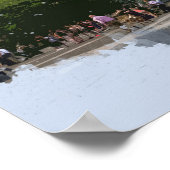 Washington Square Park Greenwich Village met TEKST Poster (Hoek)