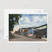 Washington St., Athene, Georgia  Briefkaart (Voorkant / Achterkant)