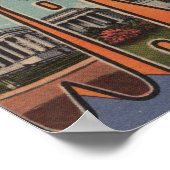 Washington (staat) - Grote letterscènes 2 Poster (Hoek)