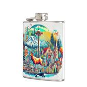 Washington State Adventure Flask Heupfles (Links)