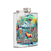 Washington State Adventure Flask Heupfles (Rechts)