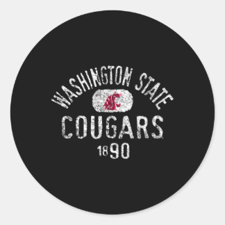 Washington State Cougars 1890 Ronde Sticker