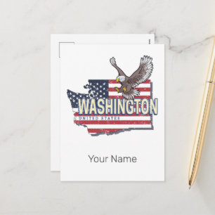 Washington State États-Unis Carte USA Souvenir