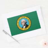 Washington State Flag Sticker (Envelop)