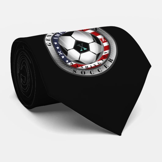 Washington State Generation X American Soccer. Stropdas (Opgerold)