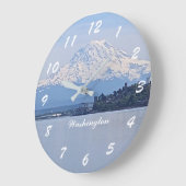 Washington State Mount Rainier en Puget Sound Grote Klok (Hoek)