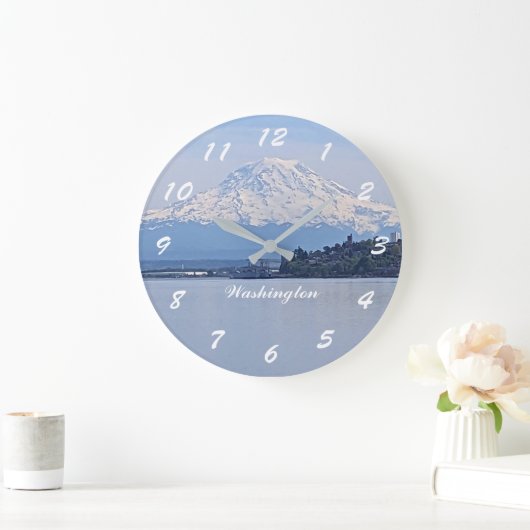 Washington State Mount Rainier en Puget Sound Grote Klok (Huis)