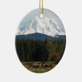 Washington State Mount Rainier Landschap Keramisch Ornament (Rechts)