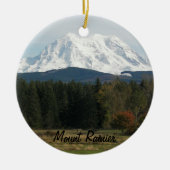 Washington State Mount Rainier Landschap Keramisch Ornament (Voorkant)