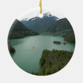 Washington State North Cascades Foto Keramisch Ornament (Achterkant)