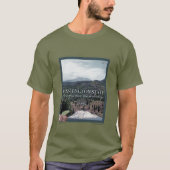 Washington State Poster Art T-shirt (Voorkant)