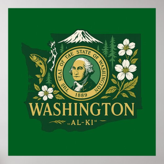 Washington State Pride Poster (Voorkant)