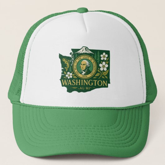Washington State Pride Trucker Pet (Voorkant)