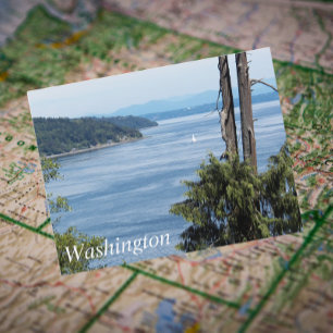 Washington State Puget Sound Reisfoto Briefkaart