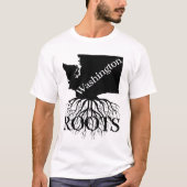 Washington State Roots Vrouwen of Mannen Shirt (Voorkant)