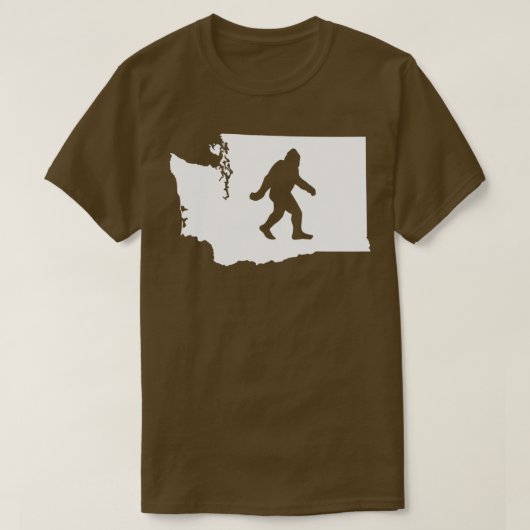 Washington State Sasquatch T-shirt (Design voorkant)