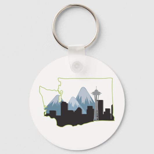 Washington State Sleutelhanger (Voorkant)