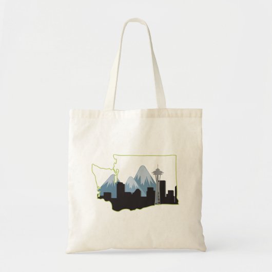 Washington State Tote Bag (Voorkant)