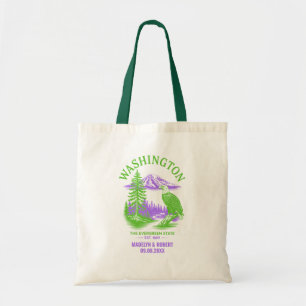 Washington State Wedding Welkom Tas, State Love Tote Bag