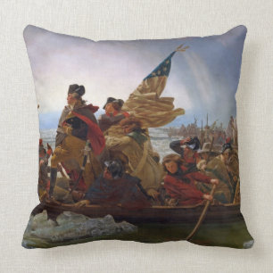 Washington steekt de Delaware over Kussen