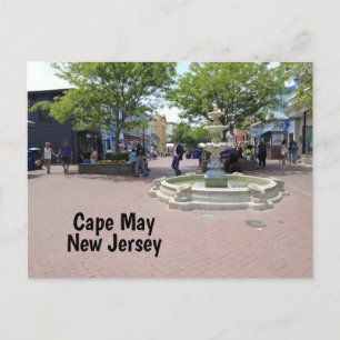 Washington Street Mall in Cape May NJ Briefkaart