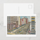  Washington Street Scene, Indianapolis Briefkaart (Voorkant / Achterkant)