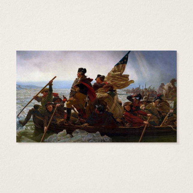 Washington traversant le Delaware Art (Dos)