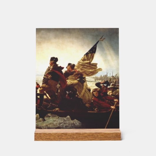 Washington traversant le Delaware par Emanuel Leut (Recto)