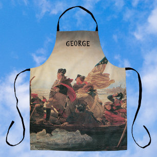 Washington trekt de Delaware over door Emanuel Leu Schort