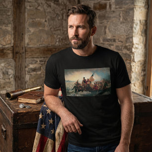 Washington trekt de Delaware over van Emanuel Leut T-shirt