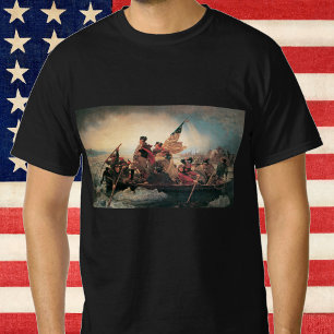 Washington trekt de Delaware over van Emanuel Leut T-shirt