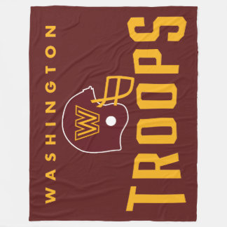 Washington Troops Football fleece deken