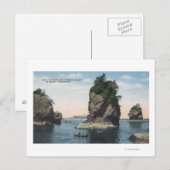 Washington - Uitzicht van Cape Flattery & Tatoosh Briefkaart (Voorkant / Achterkant)