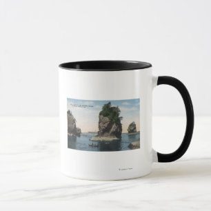 Washington - Uitzicht van Cape Flattery & Tatoosh Mok
