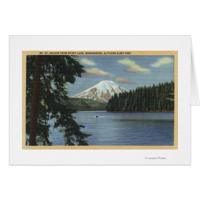 Washington - Uitzicht van Mt. St. (Voorkant Horizontaal)