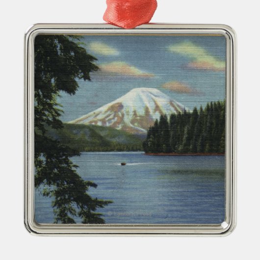 Washington - Uitzicht van Mt. St. Metalen Ornament (Voorkant)