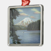 Washington - Uitzicht van Mt. St. Metalen Ornament (Links)