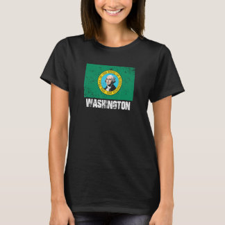Washington US States America USA Washington Flag 1 T-shirt