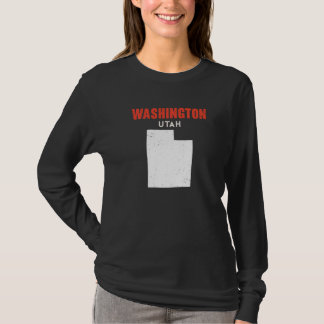 Washington Utah USA State America Travel Utahan   T-shirt