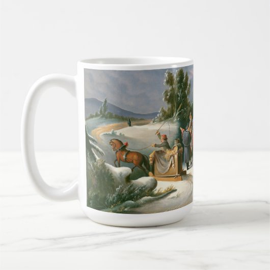 WASHINGTON VALLEY FORGE Vintage Art Christmas Mug (Gauche)
