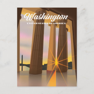 Washington Verenigde Staten van Amerika Briefkaart