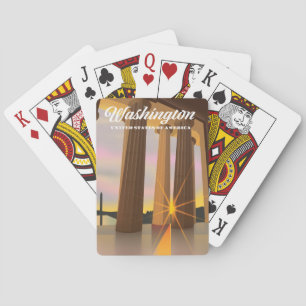 Washington Verenigde Staten van Amerika Pokerkaarten