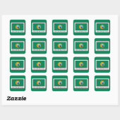 Washington Vierkante Sticker (Vel)
